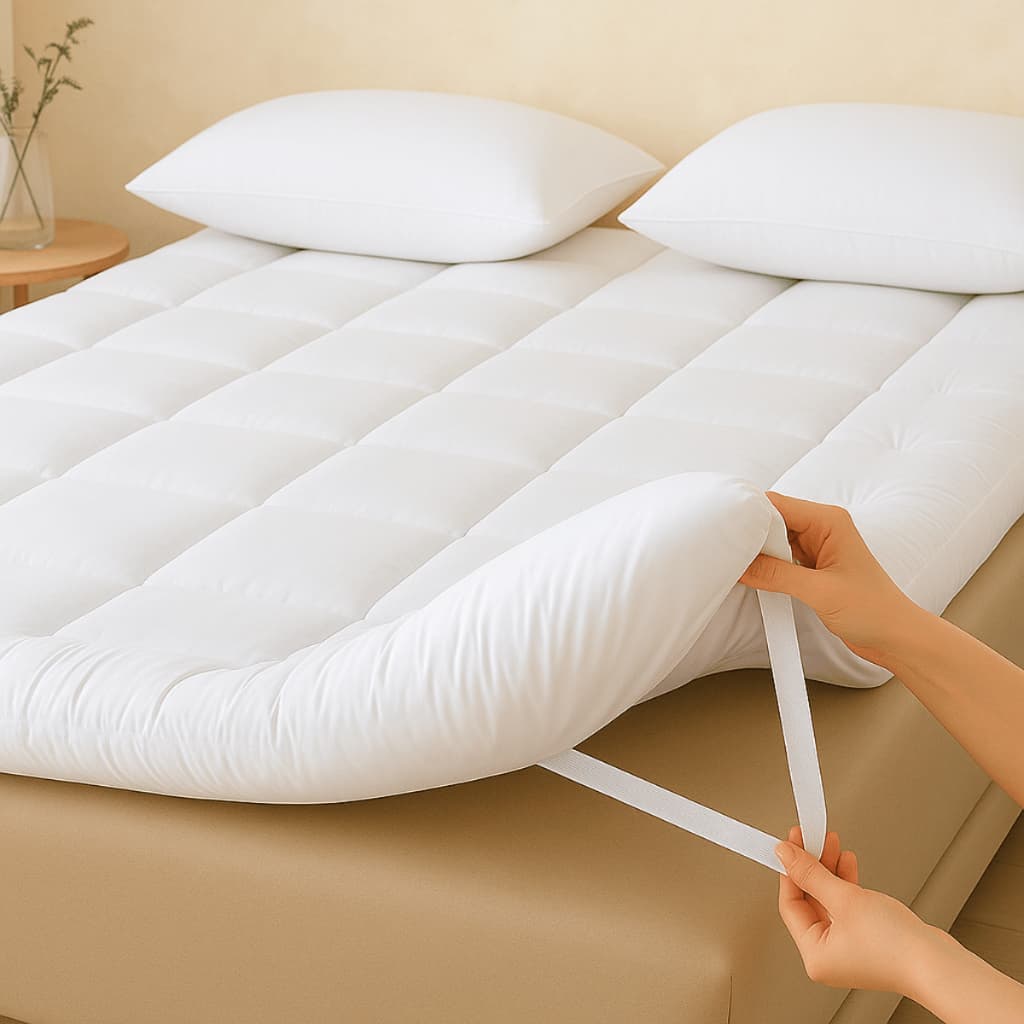 Pillow Top Protetor Macio 400 Fios Colchão Box King Casal Queen Size Ortopédico Premium