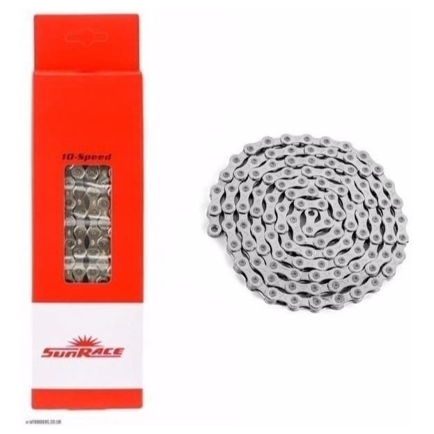 Corrente 10v Sunrace Compatível Shimano Sram Bike 126 Elos