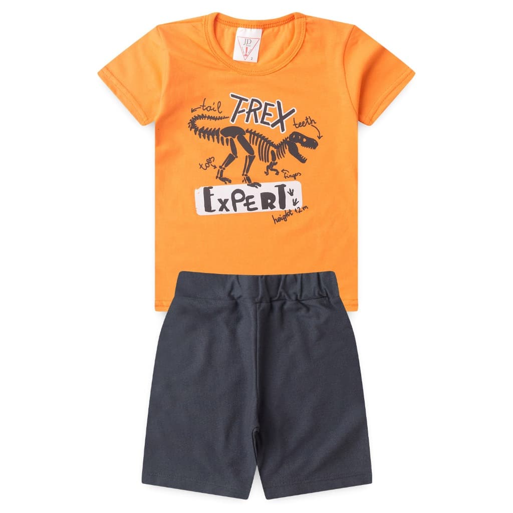 Conjunto Meninos T-Rex - JD Kids - 3880