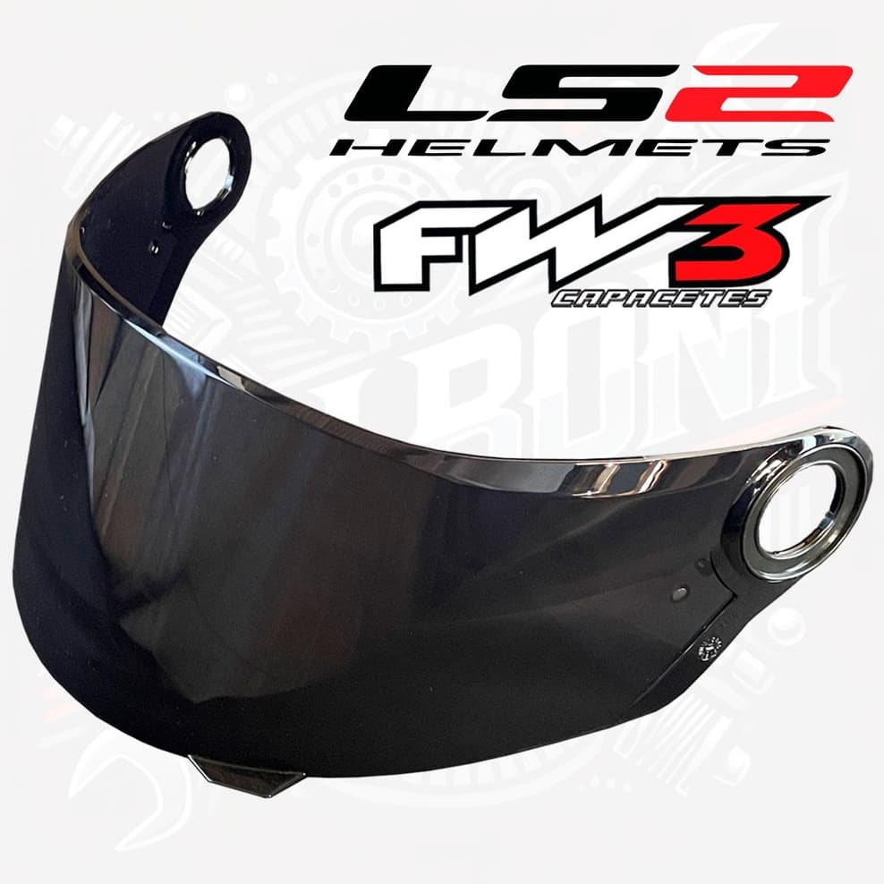 Viseira Capacete Ls2 FW3 Fume Modelos FF358 FF396 FF392 FW3 GT GTN GTX GT2 Nova