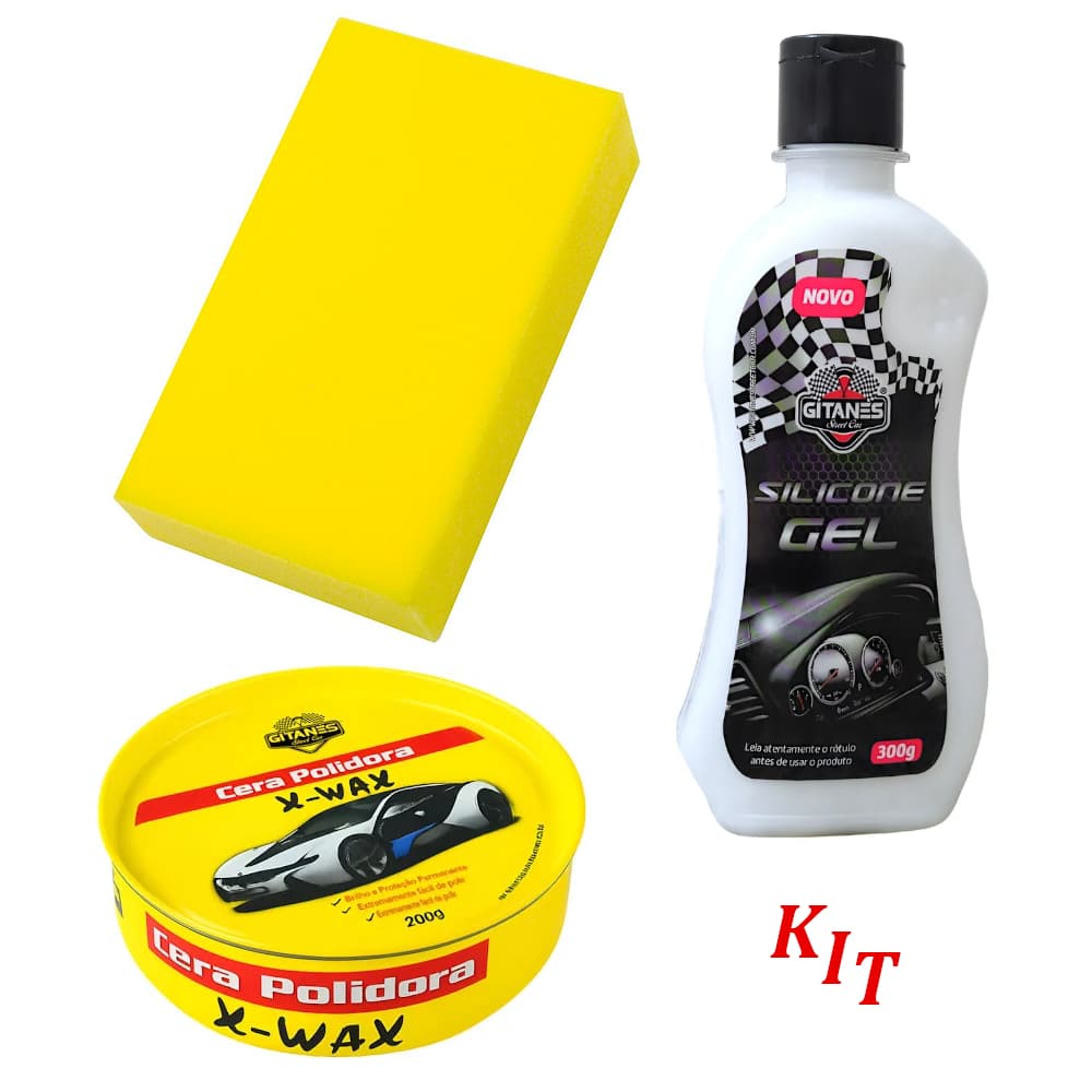 Kit Limpeza Automotiva com Esponja
