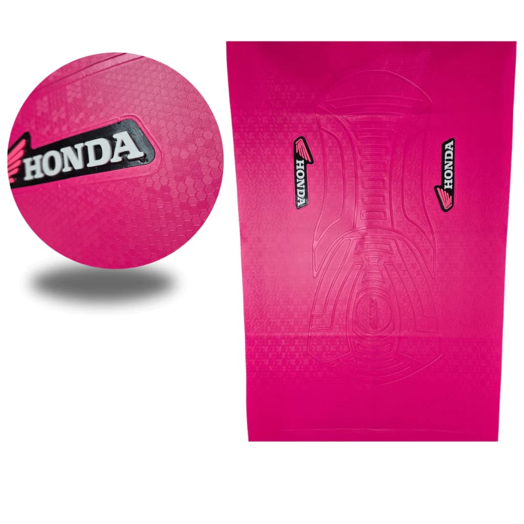Capa de Banco Moto Honda Biz Antiderrapante Emborrachada Relevo 3D Impermeável Personalizada Cores