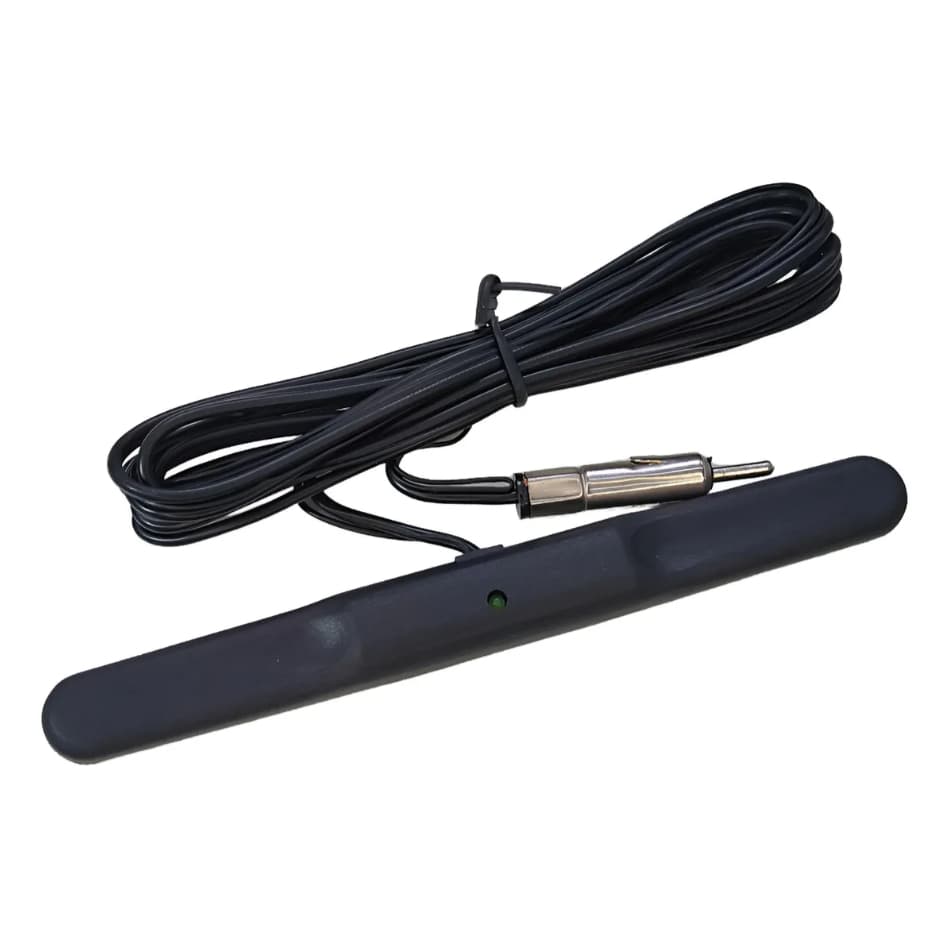 Antena Automotiva Interna Sinal AM FM Amplificado Para Radio de Carro Universal Anti Ruido A-10