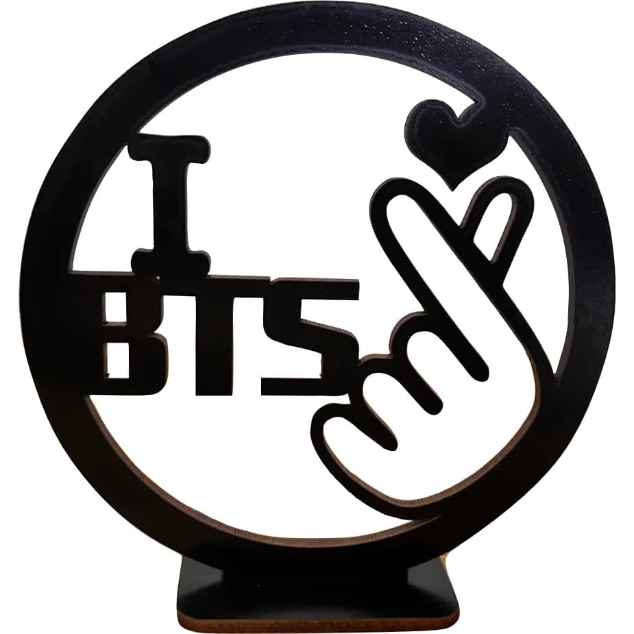 Totem BTS Centro de mesa BTS em MDF