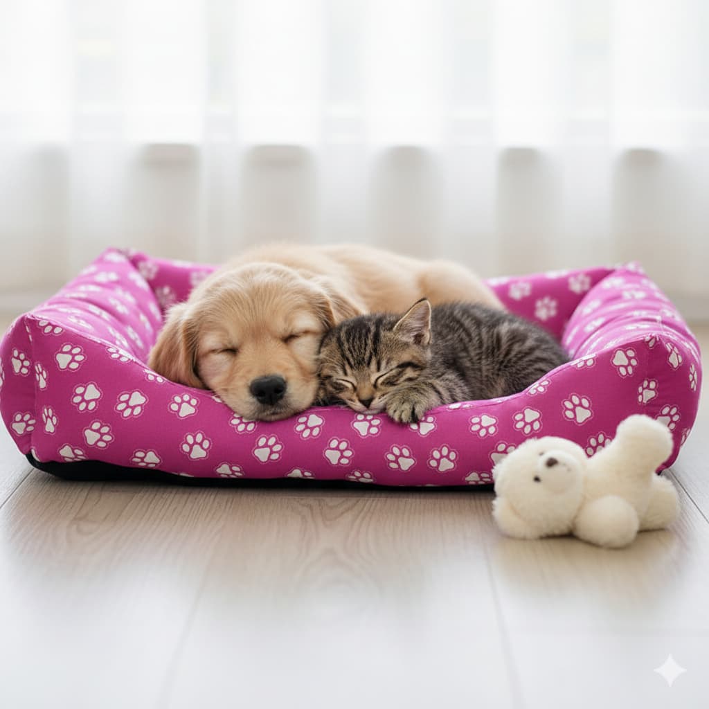 Cama Colchonete Com Zíper para Cachorro ou Gato GG Caminha Pet - Muito Confortável