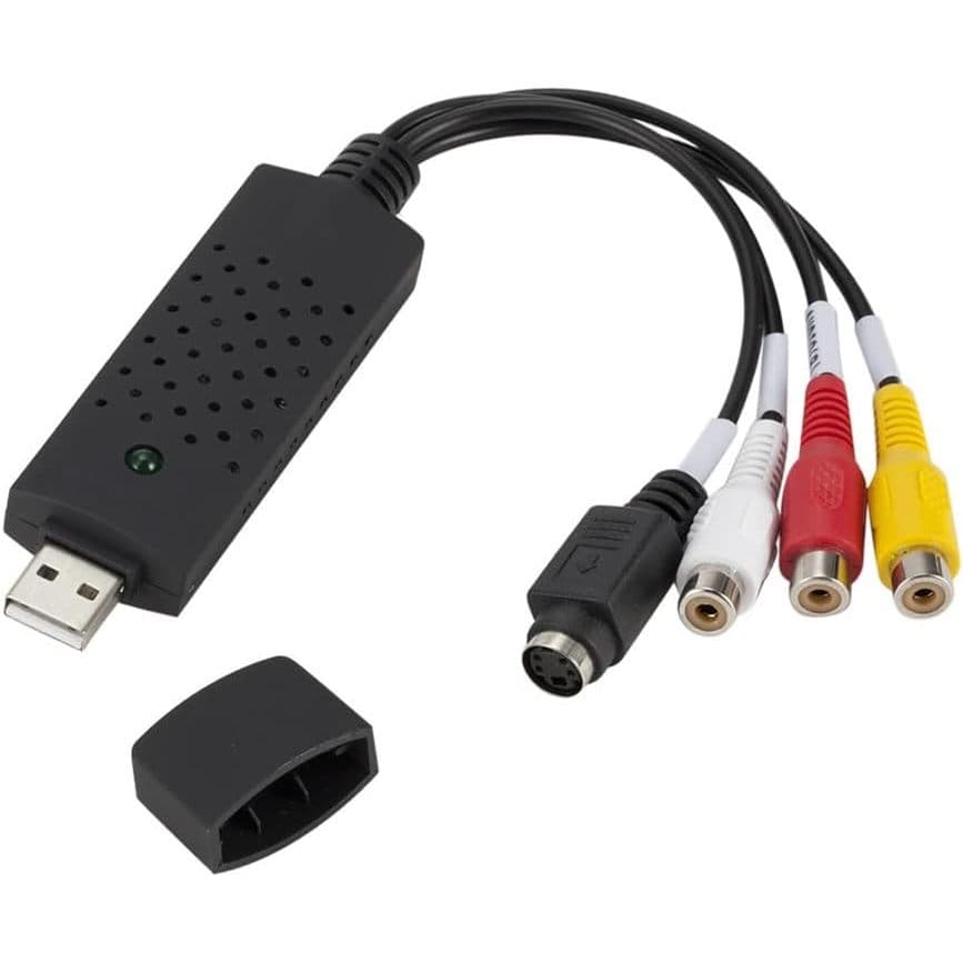 Placa Captura Vídeo Easycap Usb 2.0 Conversor Digital Vhs Captura