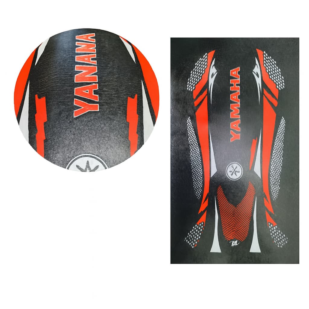 Capa de Banco Moto Yamaha Factor 125 150 YBR Fazer Pintada Personalizada  Antiderrapante Impermeável