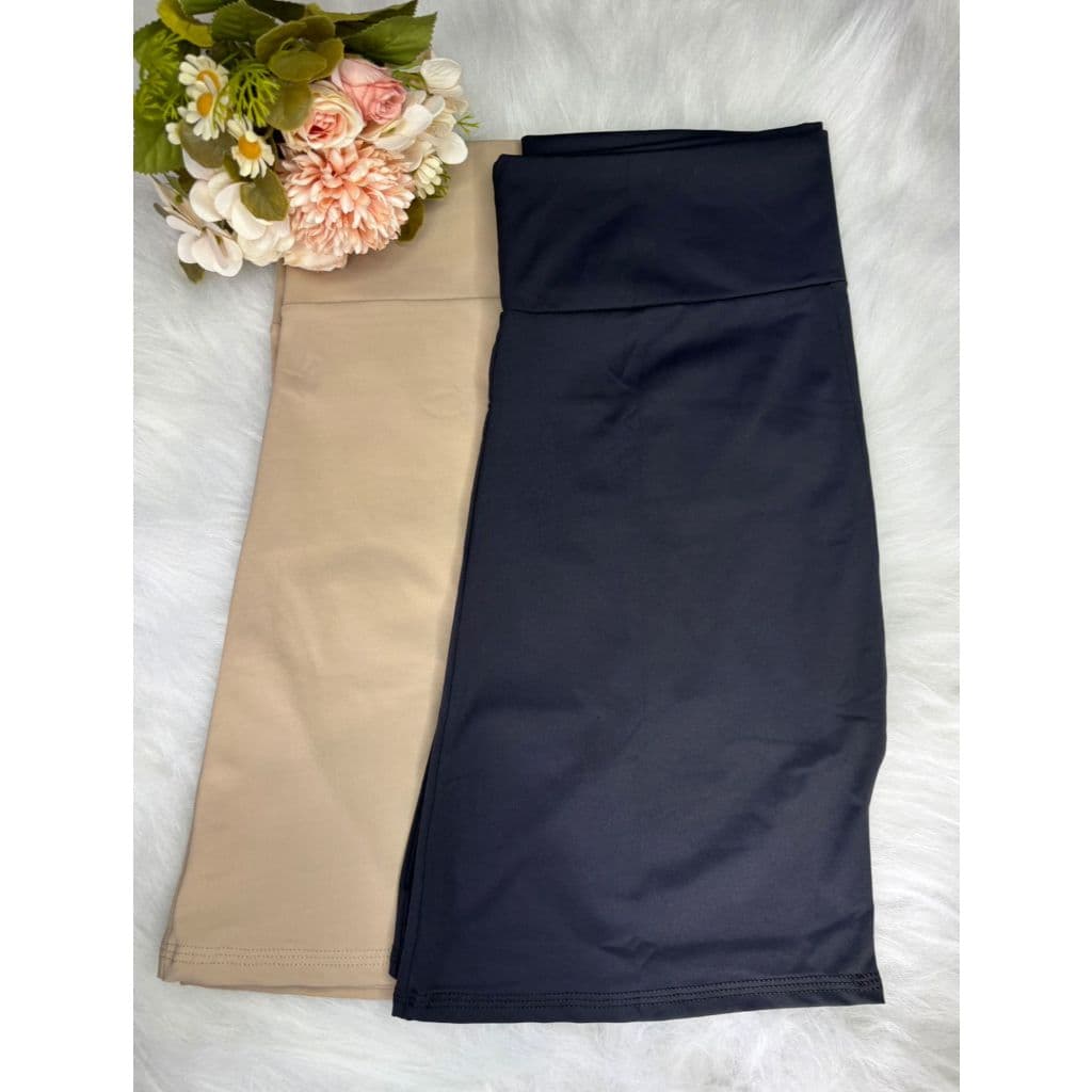 Kit Short Segunda Pele Microfibra Cos Alto Bermuda Sob Vestido Anagua