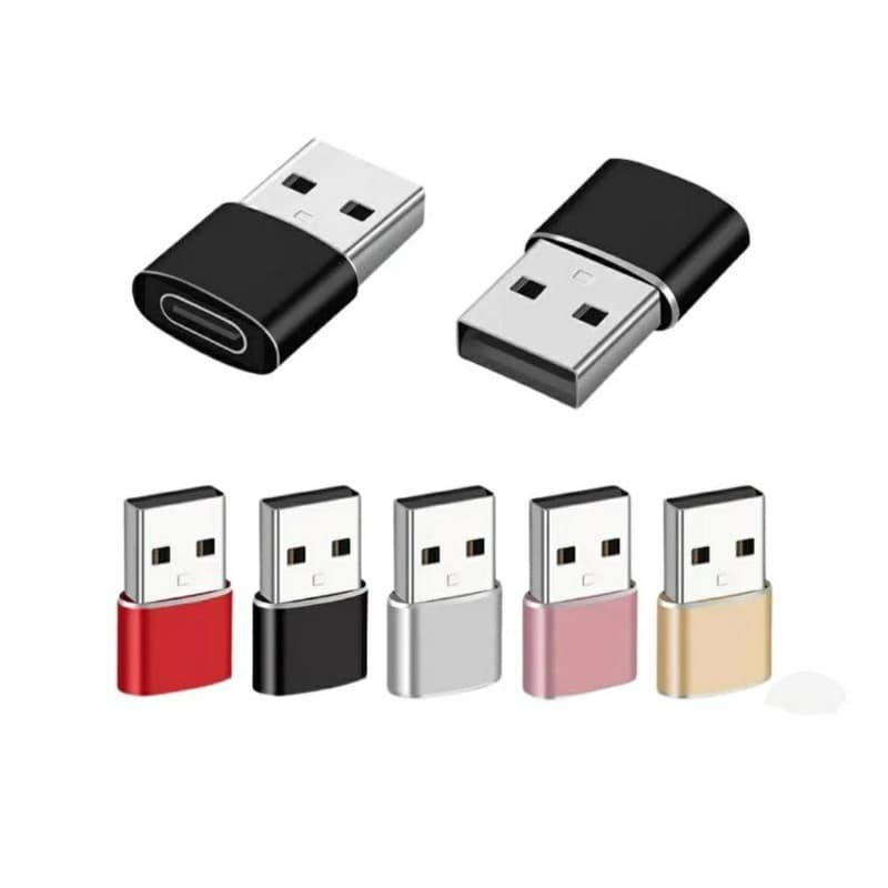 Adaptador Conversor Usb Tipo C Fêmea Para Usb Macho USB A USB C