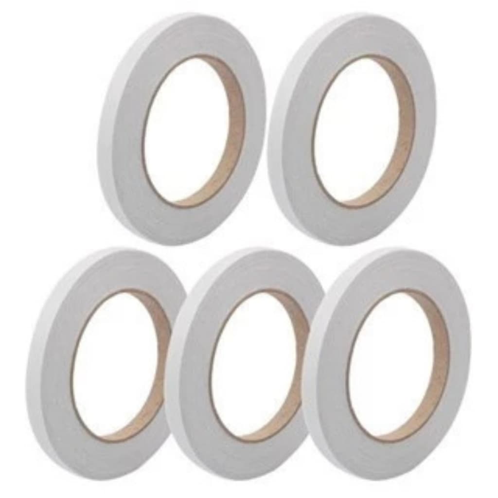 KIT 5  Fita Dupla Face Acrílica 4m x 1,7cm x 1,5mm – Super Adesiva ideal para uso domestico na decoraçao