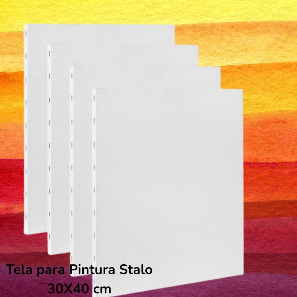 TELA PARA PINTURA STALO 30X40CM ALGODÃO 280G PINUS PARA ARTISTAS E INICIANTES