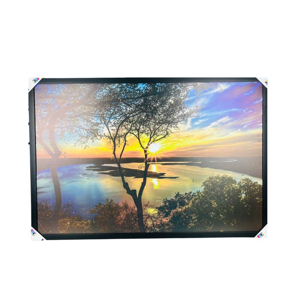 Paisagem ao Pôr do Sol – Quadro Decorativo 95x64 cm