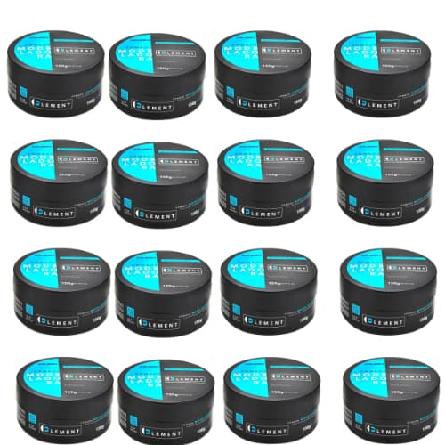 Kit 12 Pomada Modeladora Cabelo Alta Fixação Efeito Molhado Element 150g/80g