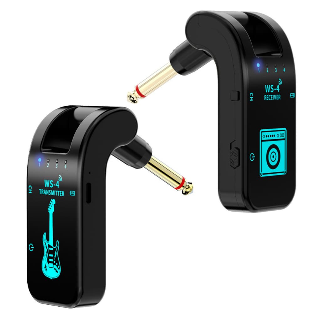 Transmissor Receptor Sem Fio P10 Para Guitarra Violão Baixo