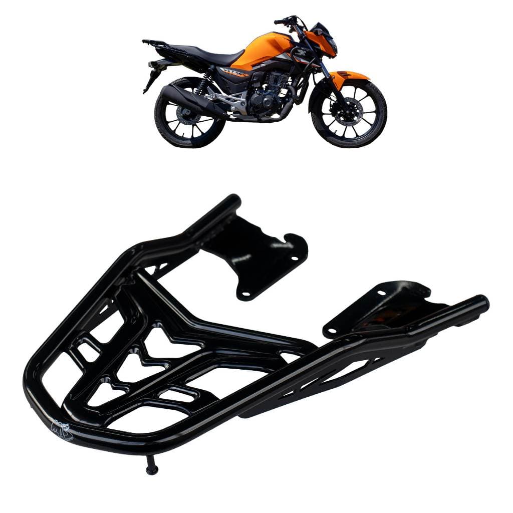 Bagageiro Reforçado Moto Cg Titan / Fan / Start 160 Ed 2025 Suporta Até 10 kg