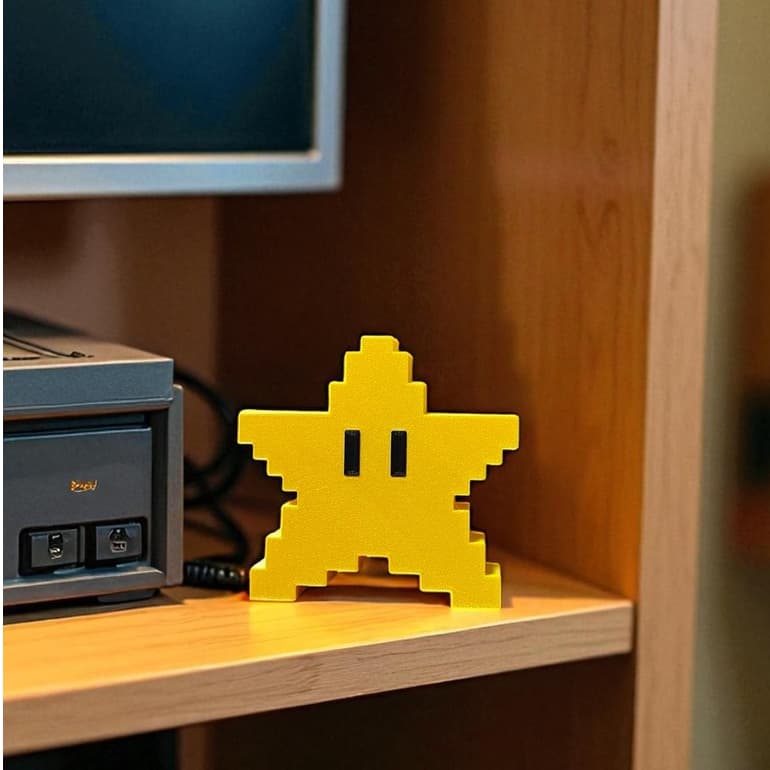 Estrela Árvore Natal Super Mario Bros