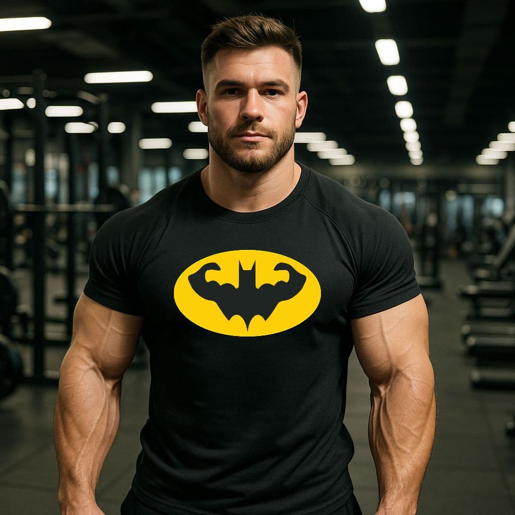 Camisa Dry Fit Esportiva Batman para Academia / Treino / Crossfit - Look Fitness