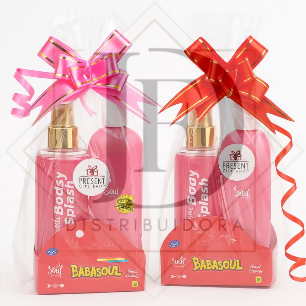 KIT PRESENTE HIDRATANTE+BODY SPLASH+HIDRATANTE LABIAL BABASOUL