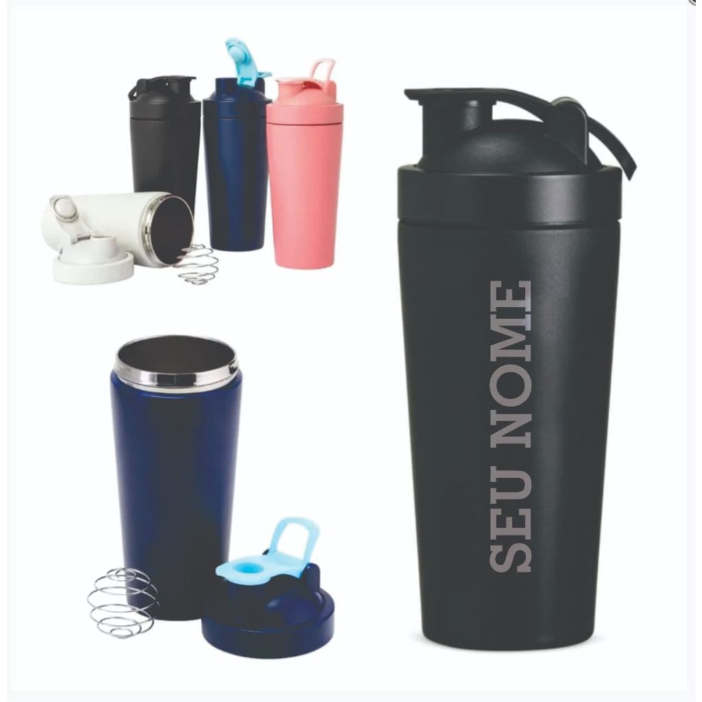 Garrafa Coqueteleira Termica 700ml Inox Personalizada a laser