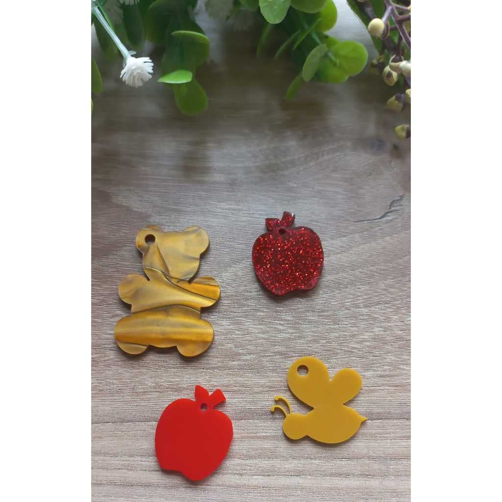 Tag em Acrilico para Decoração - 10 UNIDADES