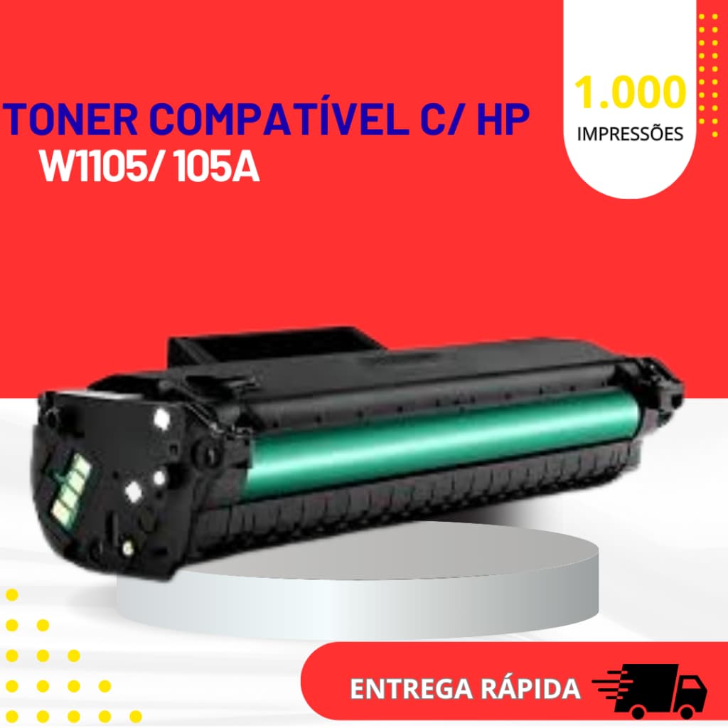 Cartucho De Toner 1105 Compativel Para 107a 107r 107w 135a 135w 137fnw Cartucho W1105a 1105 com chip