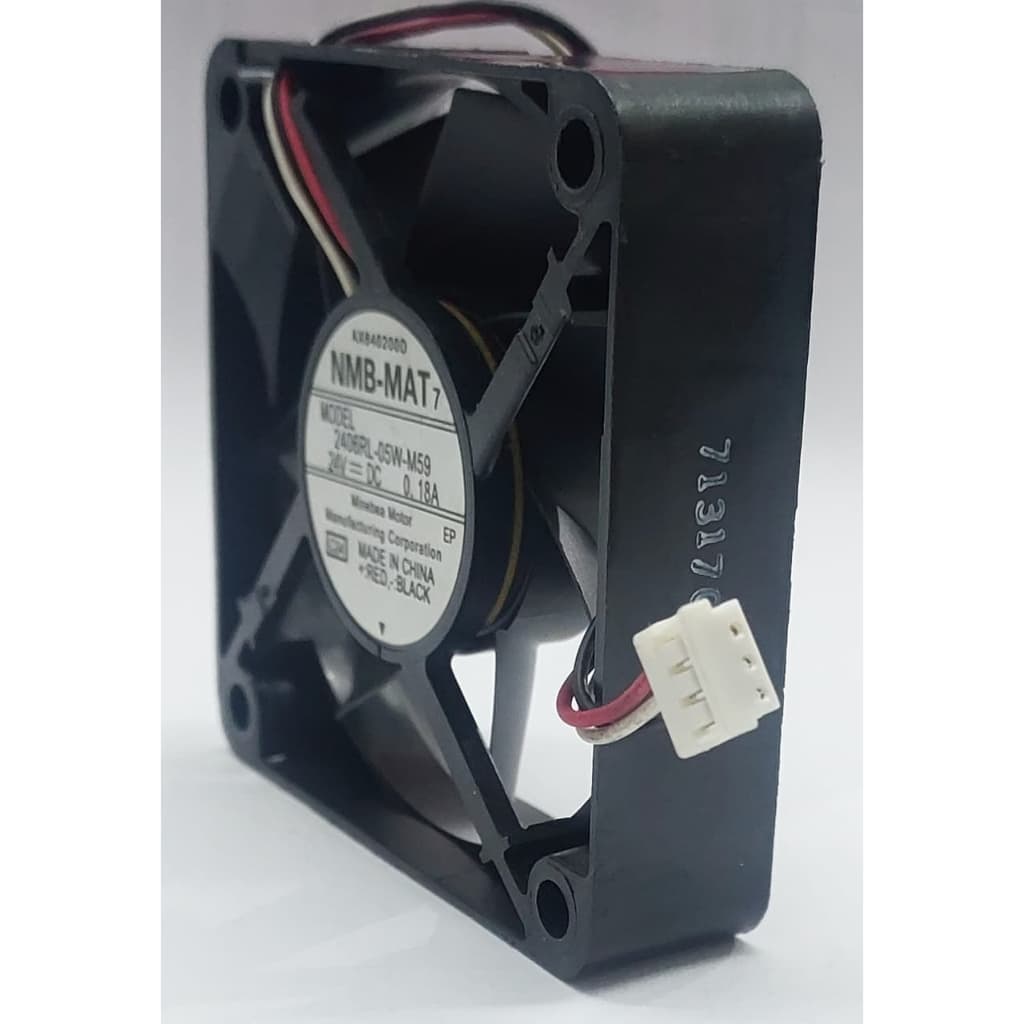 Cooler Fan Nmb 24v 0.18a 60x60x15mm Modelo 2406rl-05w-m59 3 fios silencioso