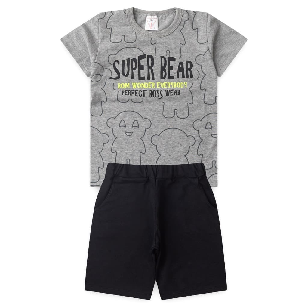 Conjunto Meninos Super Bear - JD Kids - 3893