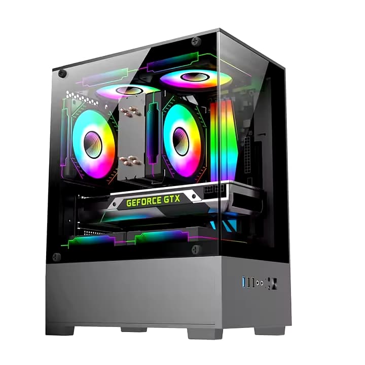 Computador Gamer Intel Core I7, RX 580 8GB, 16GB Memória RAM, SSD 480GB