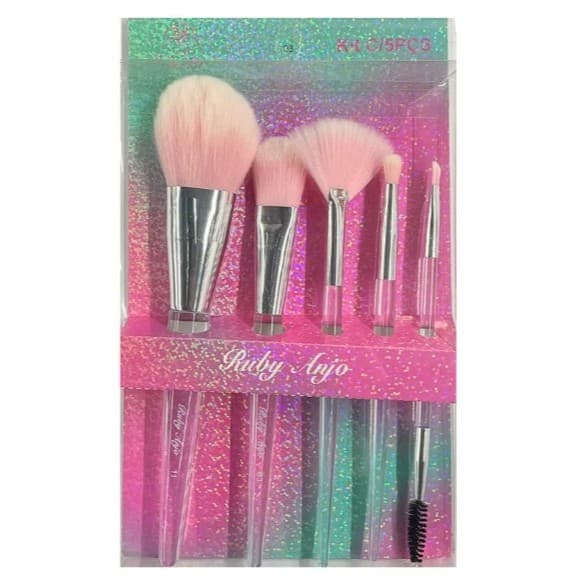Pincéis Maquiagem Rubi Anjo Kit com 5