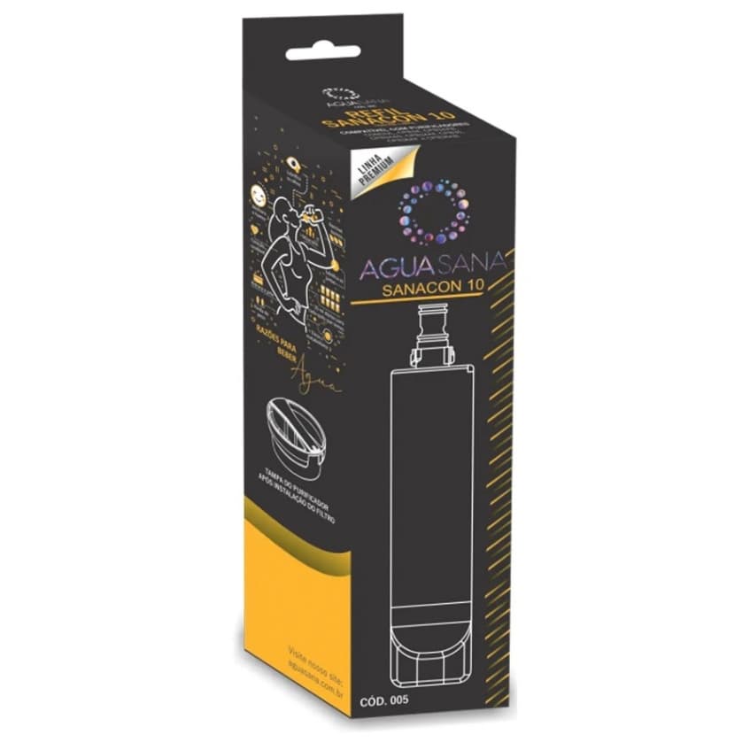 REFIL AGUA SANA MODELO  SANACON COMPATIVEL COM PURIFICADORES CONSUL