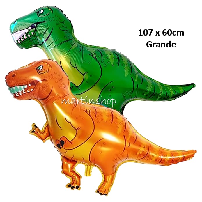 Balão Dinossauro Grande Metalizado Festa Aniversário Jurassic Park
