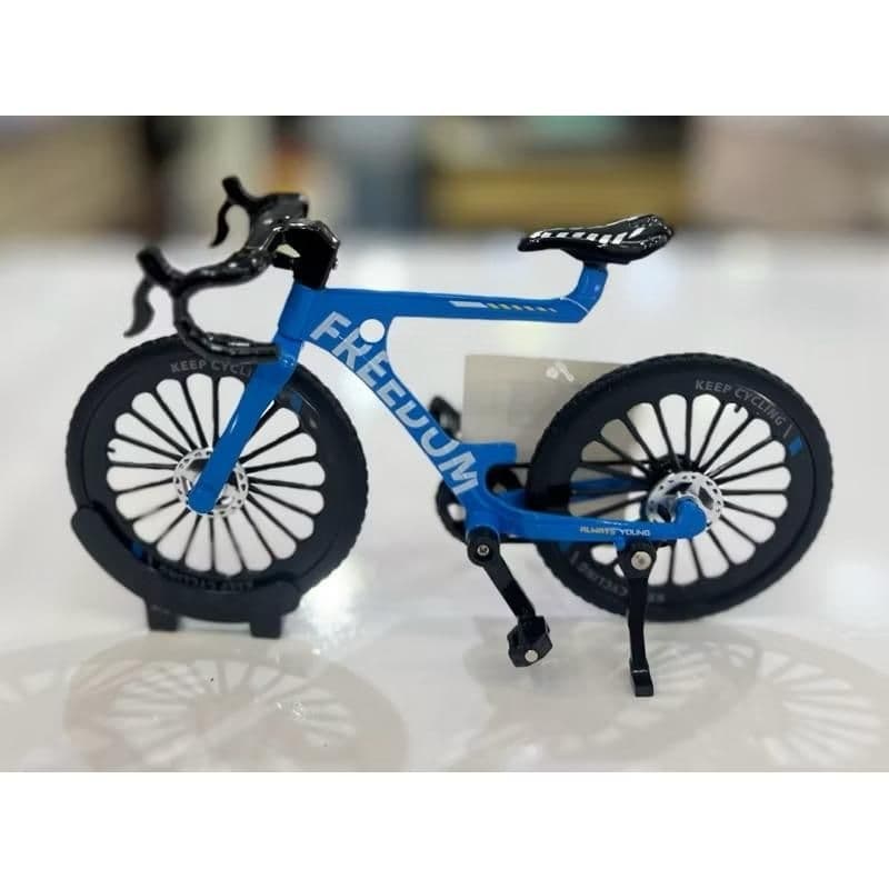 ￼BICICLETA SPEED MOUNTAIN BIKE DE METAL MINIATURA ESCALA 1:10/MC-7373