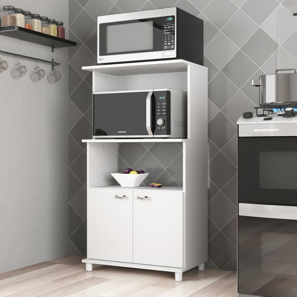 Armario Multiuso Microondas E Forno Dallas Cozinha