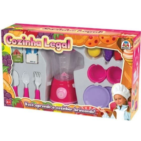 Cozinha Legal Liquidificador Hélice Gira Brinquedo Braskit