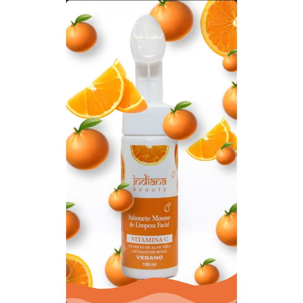 SABONETE MOUSSE DE LIMPEZA FACIAL VITAMINA C