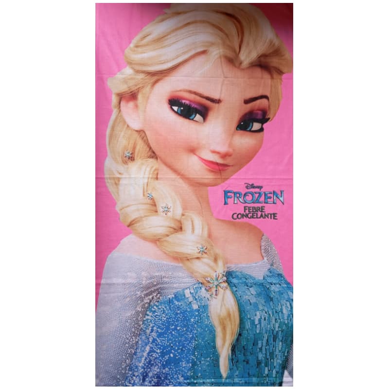 Toalha De Banho Infantil Praia Piscina Desenho Filme Frozen Princesa Elza