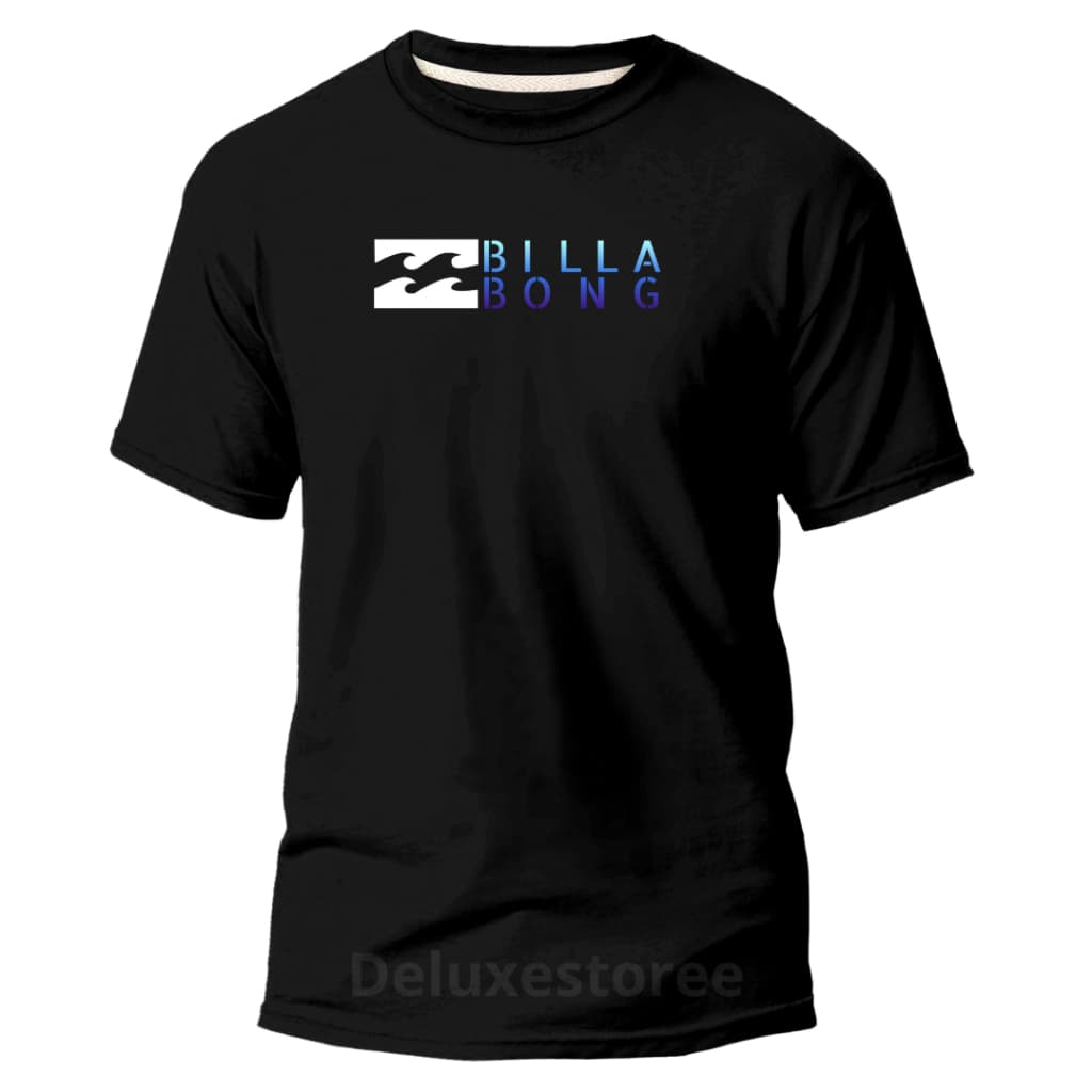 Camiseta Masculina Básica Unissex Billabong Degrade Tendencia Verão Lançamento