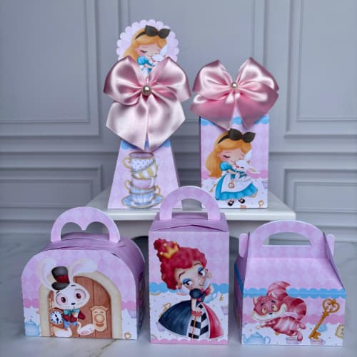(pegue e monte) personalizado  alice no país das maravilhas baby lembrancinhas festa kit personalizados  alice