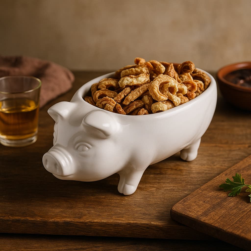 Porco De Porcelana Grande Torresmeiro Feijoada 3 Litros