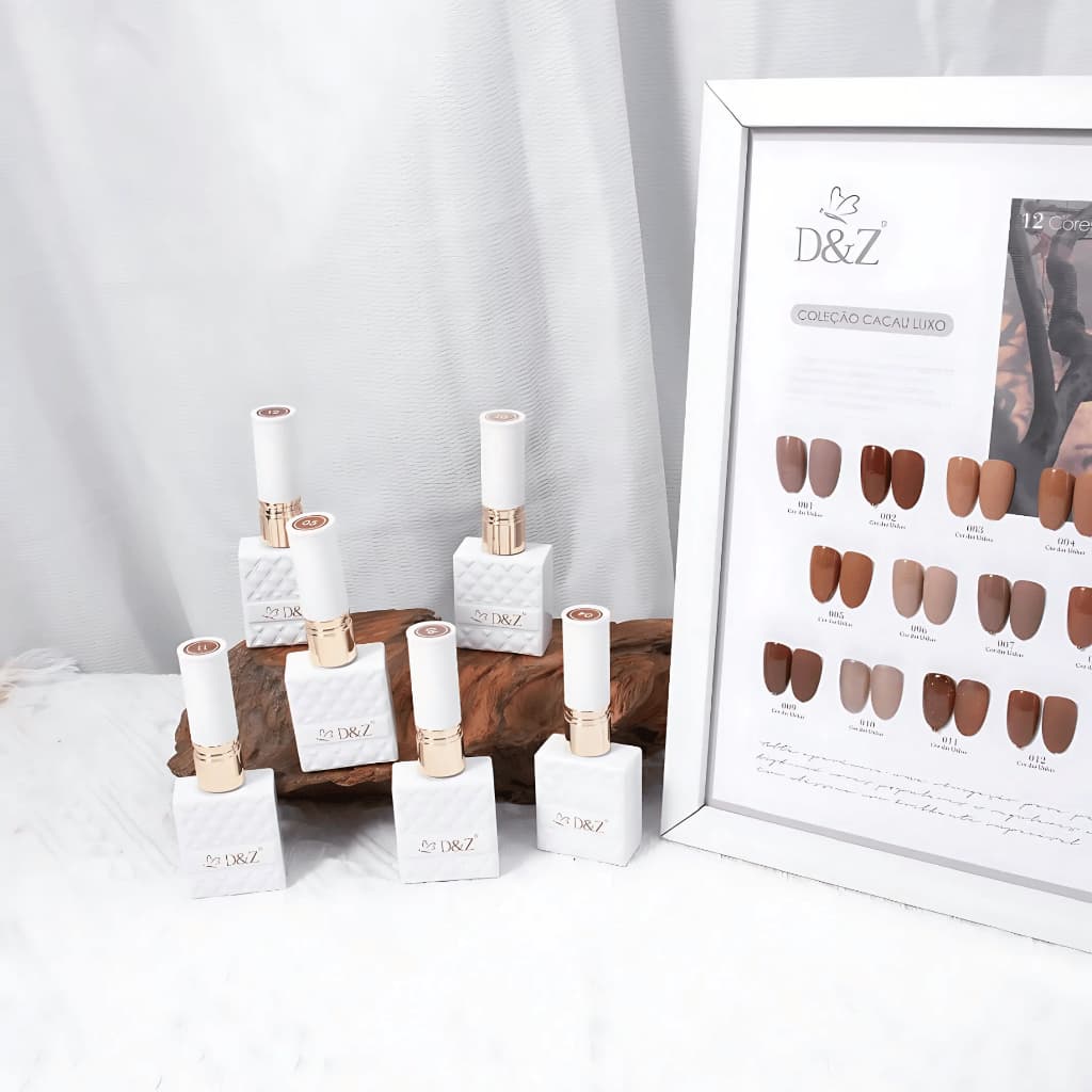 Esmalte em Gel Coleção Cacau Luxo -D&Z