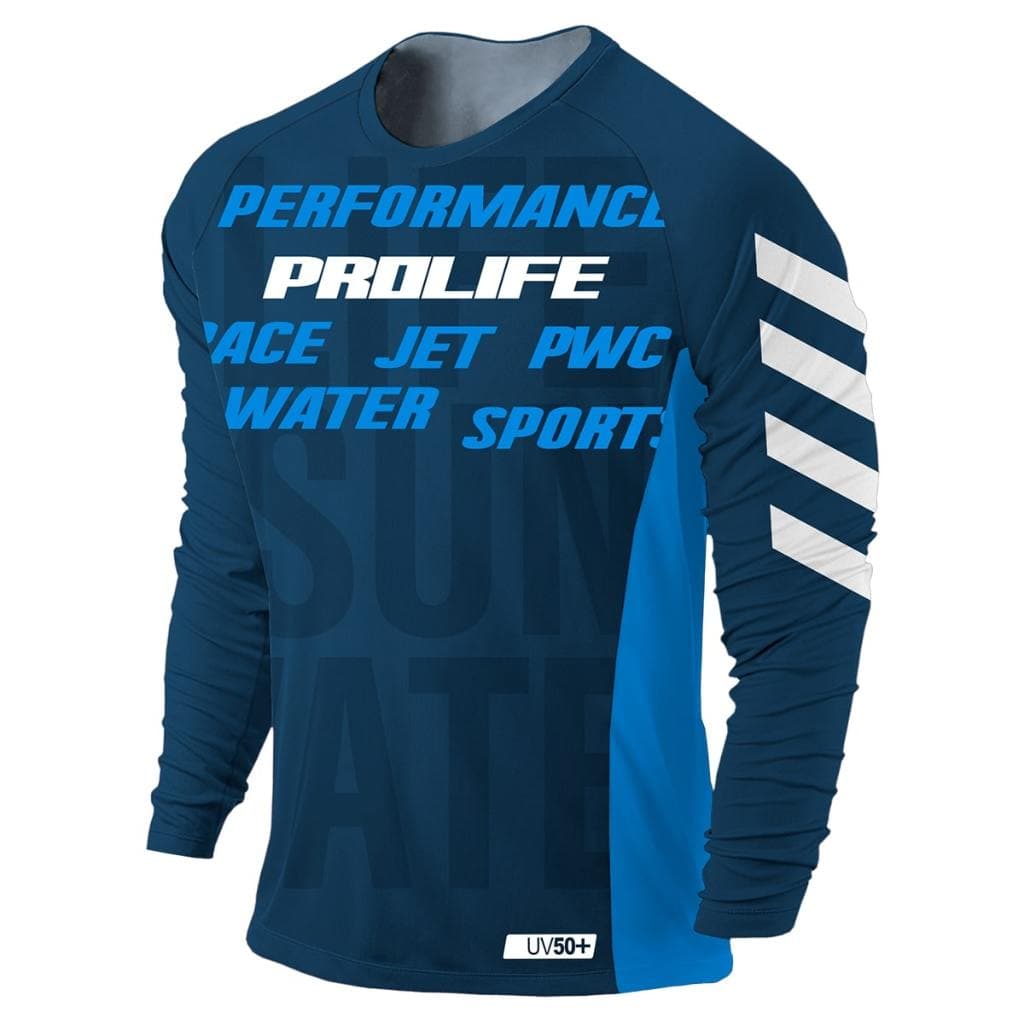 Camisa Proteção Solar Original Prolife Blusa UV 50+ Blusa Masculina Esportes Praia Piscina Pesca