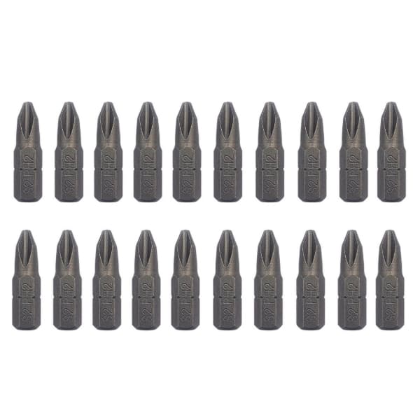 KIT 10  Bits 25mm PH2 S2  sem limitador Profissional Philips Parafusadeira