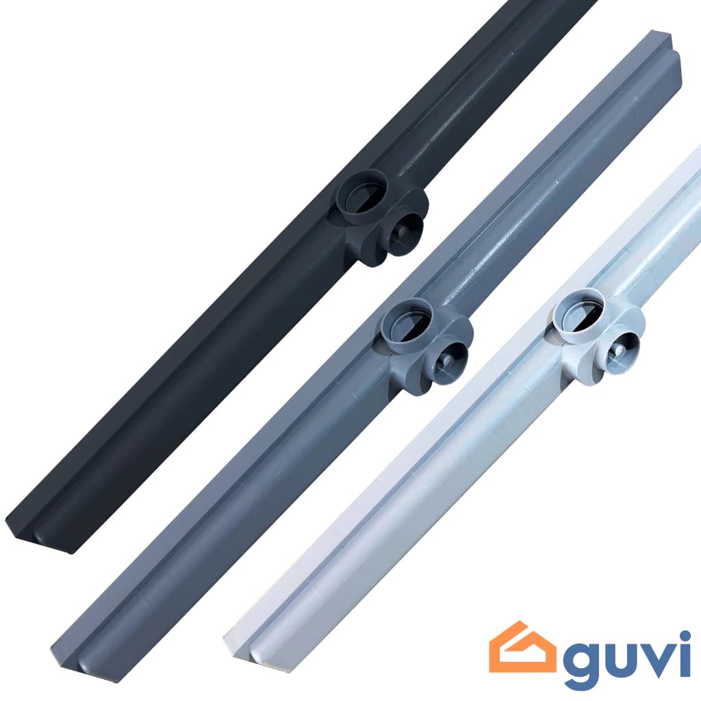 Ralo Linear Moderno Guvi 5x70 em Inox/Palito com coletor anti odor saída Fundo/Lateral e tela anti inseto
