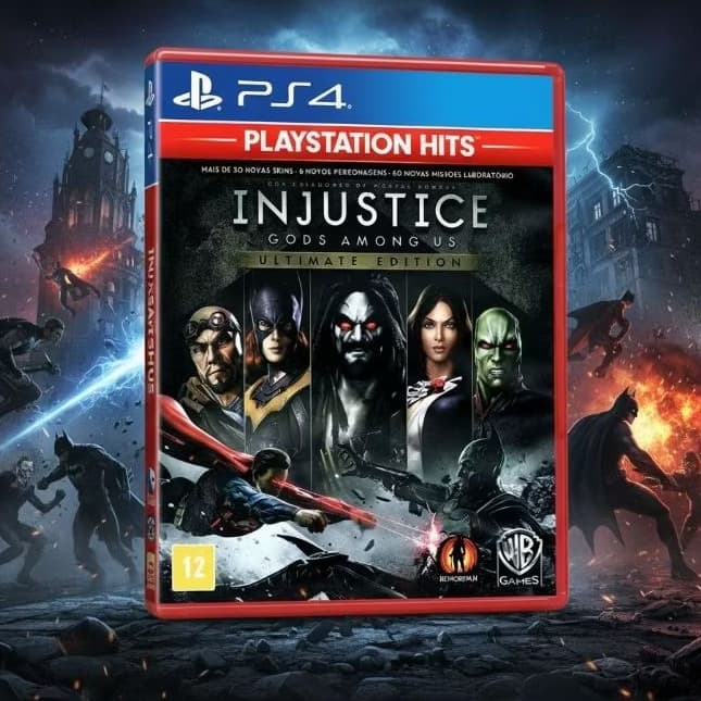 PS4 - Injustice gods amigo us Mídia Física Novo