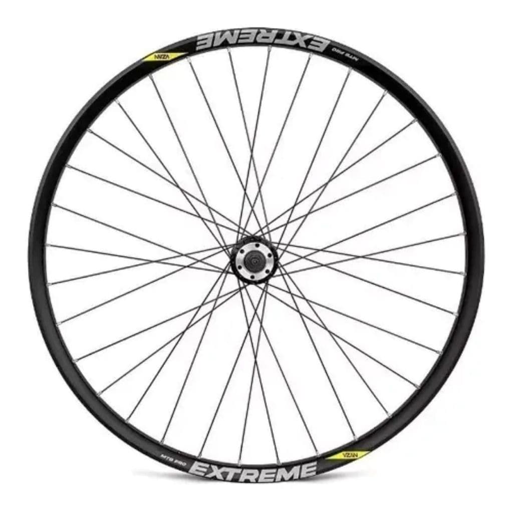 Roda Aro 29 Vzan Extreme Mtb Pro  Nova Tubeless Ready 32f Cubo Hg Disc E Rolamento (Preto Fosco)