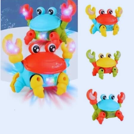 Brinquedo Carangueijo Fujao Mega Toys Musical/Luz