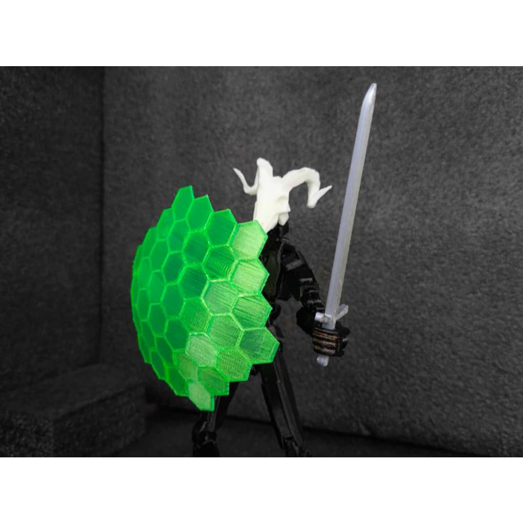 Escudo de Colmeia para Dummy 13 Acessórios Brinquedo Decoração Varias Cores - Impressão 3D