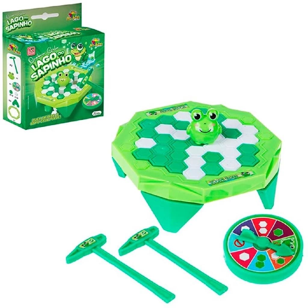 Mini Jogo Quebra Gelo Lago Sapinho presente criança