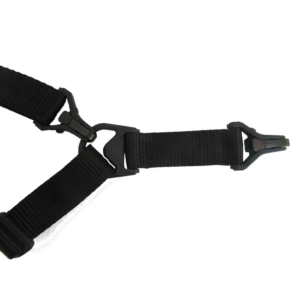 BANDOLEIRA OPERACIONAL MS3 PAPAMIKE STORE 1 E 2 PONTAS DUPLAS MILITAR FIXAÇÃO SUPORTE RESISTENTE METAL POLIMERO ORIGINAL
