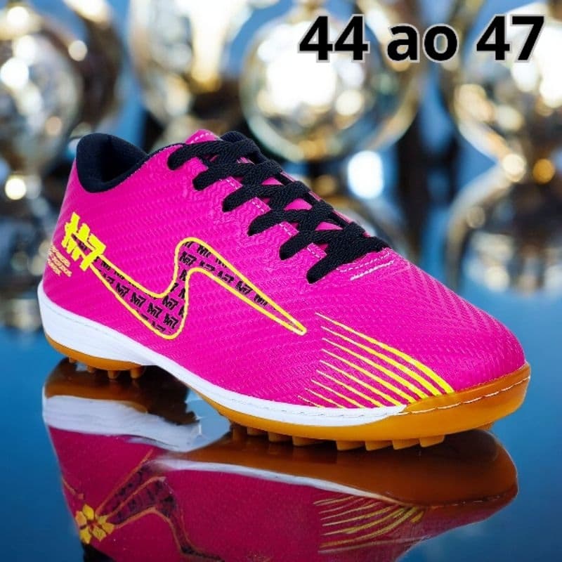 Chuteira Society M7 Numero Especial 44 45 46 | Conforto Leve Resistente Envio Rapido Grama Sintetica